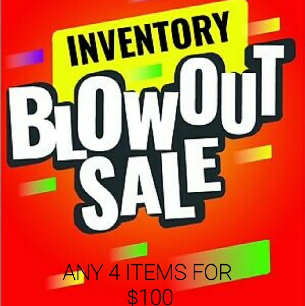 ANY 4 ITEM BUNDLES FOR $100!!!!  EVERY FRIDAY!!!!